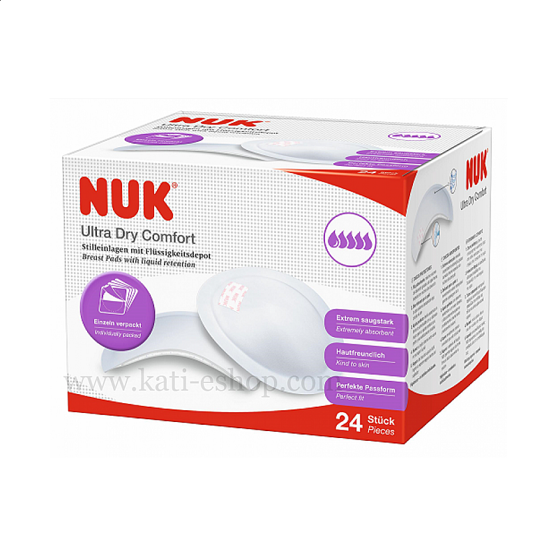 Nuk Подплънки за кърмене Ultra Dry 24 броя Nuk Подплънки за кърмене Ultra Dry 24 броя